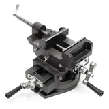 Strojni križni primež 2-osni 100mm vrtljiv