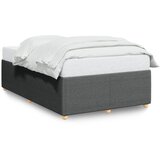 Maison Chic Posteljni okvir - Dvoposteljna postelja - Zakonska postelja brez vzmetnice temno siv 120x200 cm blago-J12876, (21773313) | Shoptok.si
