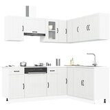 vidaXL 11-dijelni set kuhinjskih elemenata "Lucca" izrađeno drvo | shoptok.hr