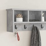  Vješalica za kapute na zidu Betonski sivi 100 x 16 x 26 cm | shoptok.hr