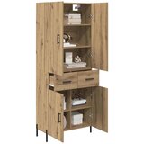  Highboard Umjetnički hrast 69,5 x 34 x 180 cm Konstruirano drvo Slike