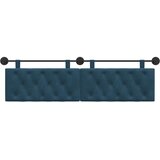  Držeće uzglavlje Zidne Plava 190 x 55 x 7 cm Baršun - Plava 180 cm bez LED | shoptok.hr