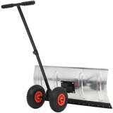  Ročni snežni plug s kolesi 100x44 cm | Shoptok.si