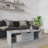 The Living Store Klubska mizica siva sonoma 102x50x36 cm inženirski les - Klubska Mizica, (21573746) | Shoptok.si
