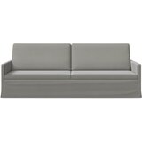 SOFA za 3 osobe Svjetlosiva 220 x 81 x 82 cm Baršun | shoptok.hr