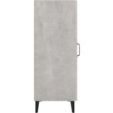  Komoda betonsko siva 34,5x34x90 cm konstruiran les, (20654008) | Shoptok.si