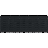  Skladištenje kanti za 5 kanti Crna 340 x 77 5 x 121 5 cm | shoptok.hr