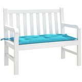  Jastuk za vrtnu klupu tirkizni 110 x 50 x 7 cm od tkanine | shoptok.hr