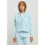 UC Ladies Ladies Short Oversized Towel Washed Zip Hoody balticblue | Shoptok.si