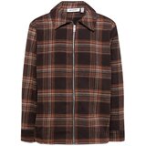 Weekday Prehodna jakna rjava / karamel / volneno bela | Shoptok.si