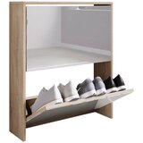 MID.YOU omara z loputami za čevlje stido l, bela, hrast | Shoptok.si