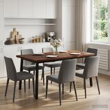  Kvadratni blagovaonski stol 160 x 80 x 75 cm Tamno smeđa | shoptok.hr
