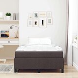 Box Postelja z vzmetnico Temno rjava 120 x 190 cm blago, (5000126208) | Shoptok.si