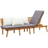  Vrtni dnevni ležaj 200 x 65 cm od masivnog bagremovog drva | Eponuda.com