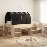  s tunelom 3 kom. Hrast sonoma i crna Konstruirano drvo - Hrast sonoma i crna | shoptok.hr