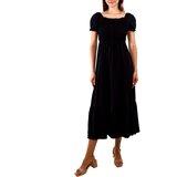 Gemre Black maxi ruched dress Demisa Cijene