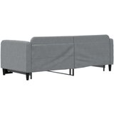  Dnevni krevet na razvlačenje svjetlosivi 80 x 200 cm od tkanine | shoptok.hr