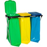 GSG24 Stojalo za 120L vrečke za ločevanje smeti - 3 vrste odpadkov, (21831850) | Shoptok.si