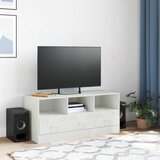 TV ormarić bijeli 99 x 39 x 44 cm čelični | Eponuda.com