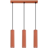 Sollux Lighting Obesna svetilka KARBON 3L rdeča okra, (21626867) | Shoptok.si