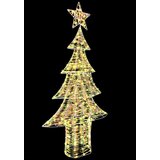 vidaXL Božično drevo med 240 LED Toplo bela 180 cm PET | Shoptok.si