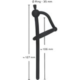 Penis Plug Piss Play with Glans Ring & Stopper | Shoptok.si