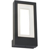 Searchlight Berlin Zunanja LED stenska/verandna svetilka temno siva, matiran difuzor IP44 4000K, (22100669) | Shoptok.si