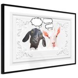  Poster - Conversation of Two Goats 45x30 | shoptok.hr