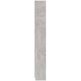 Ormarić za knjige s 5 razina boja betona 60x24x175 cm drveni | shoptok.hr