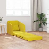 tla kavč postelja 2 v 1 Rumena 65x80x83 cm Velur, (22110745) | Shoptok.si