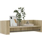 vidaXL Stenska polica sonoma hrast 100x35x30,5 cm inženirski les | Shoptok.si
