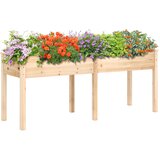 Costway Lesena korita s pregradami 185 x 58 x 77 cm, (5000277808) | Shoptok.si
