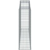  Obokane gabion košare 5 kosov 300x50x160/180cm pocinkano železo, (20758499) | Shoptok.si