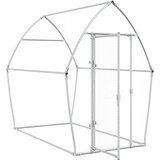  Kavez za kokoši srebrni 200 x 105 x 182 cm od pocinčanog čelika | shoptok.hr