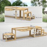  Agility set za pse konstrukcija za dresuru pasa s mostom stepenicama platformom od jelovine za velike pse do 40 kg | shoptok.hr