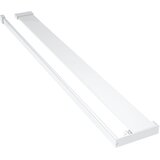 Pregrada za tuš s policom krom 90x195 cm staklo ESG i aluminij | Eponuda.ba