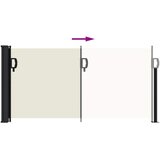 Bočna tenda na uvlačenje krem 100 x 500 cm | Eponuda.com