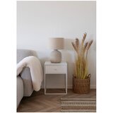 House Nordic Kremno bela namizna svetilka s tekstilnim senčilom (višina 46,5 cm) Bilby – | Shoptok.si