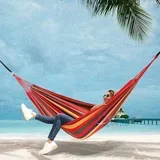 bahama viseća ležaljka za dvorište i baštu crvena