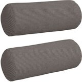  Valjkasti jastučići 2 pcs Svijetlo siva Ø 15 x 40 cm | shoptok.hr