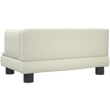  Dječja fotelja krem boja 60 x 40 x 30 cm umjetna koža | shoptok.hr