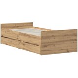  Krevetna konstrukcija Hrast artisan 90 x 200 cm | shoptok.hr