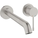 Grohe podometna enoročna armatura za umivalnik na dve odprtini Essence - Hard graphite (19967A01) | Shoptok.si