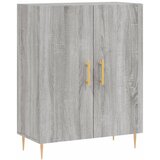 Maison Chic Komoda - Predalnik siva sonoma 69,5x34x90 cm inženirski les, (21716579) | Shoptok.si