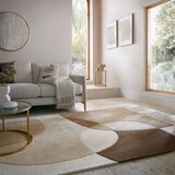 Flair Rugs Smeđi/bež vunen tepih 160x230 cm Glow – | shoptok.hr