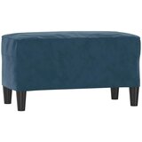  Klupa plava 70 x 35 x 41 cm baršunasta | Eponuda.ba