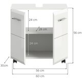 MID.YOU OMARICA ZA POD UMIVALNIK 60/58/30 cm | Shoptok.si