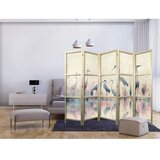  Japanski paravan - Birds by the lake – herons painted in watercolours in delicate grey and pink colours 225x172 | shoptok.hr