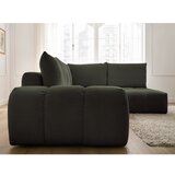 Bobochic Paris Zelena sklopiva/s prostorom za odlaganje kutna garnitura od šenila (s desnim kutom/u obliku slova L) Everest – | shoptok.hr