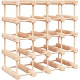 vidaXL stojalo za vino za 20 steklenic 46,5x23x46,5 trdna borovina | Shoptok.si